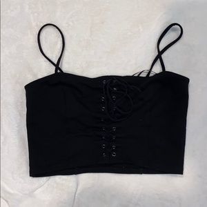 Tie up crop top